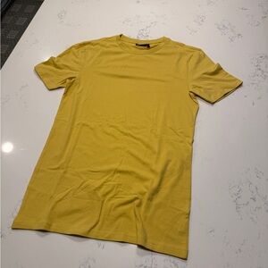 ASOS Men's yellow muscle fit T-Shirt